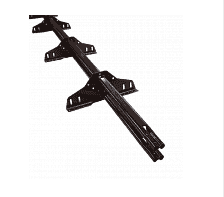 Черепица коллекции Снегозадержатели для мягкой кровли : Оттенок Трубчатый снегозадержатель 25х45х3000 мм Zn RAL 8017 ТЕХНОНИКОЛЬ